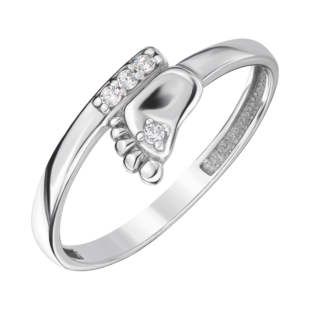 

Серебряное кольцо с фианитами 000143875 16.5 размера