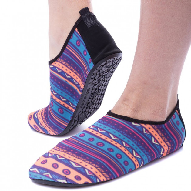 

Аквашузы Skin Shoes PL-1822 фиолетово-желтый L(размер 38-39, 23,5-25 см) \1