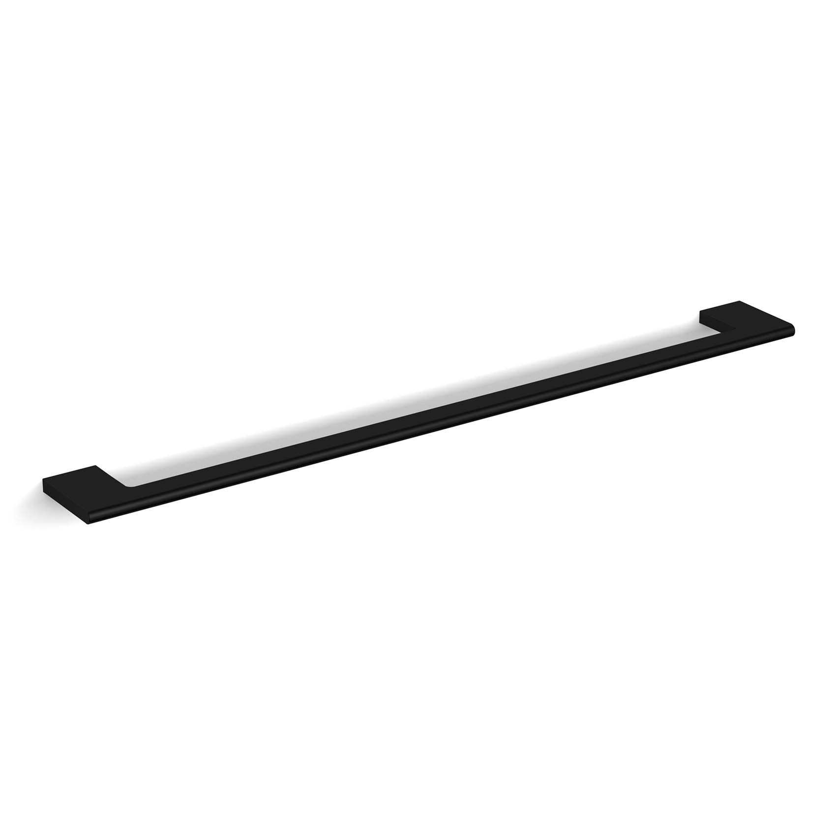 

2138001A-BP SLIM black Тримач для рушника 60 см., чорний матовий