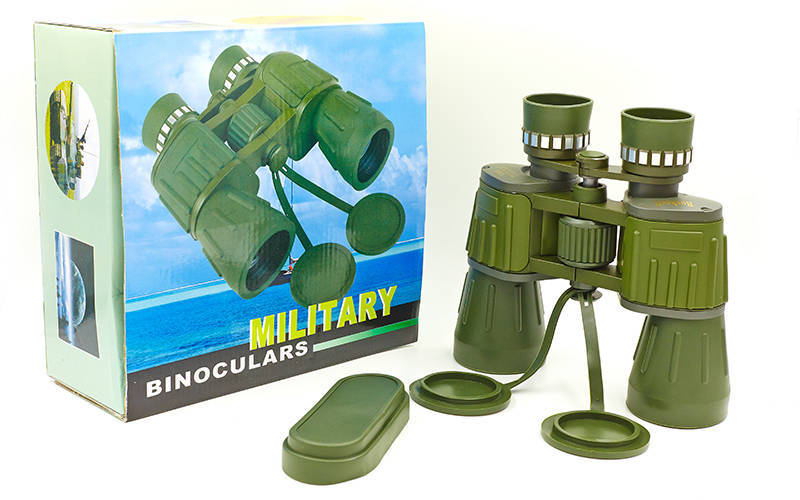 

Бинокль BUSHNELL 10х50 TY-50CT MILITARY-2 /2 (пластик, стекло, PVC-чехол, оливковый)