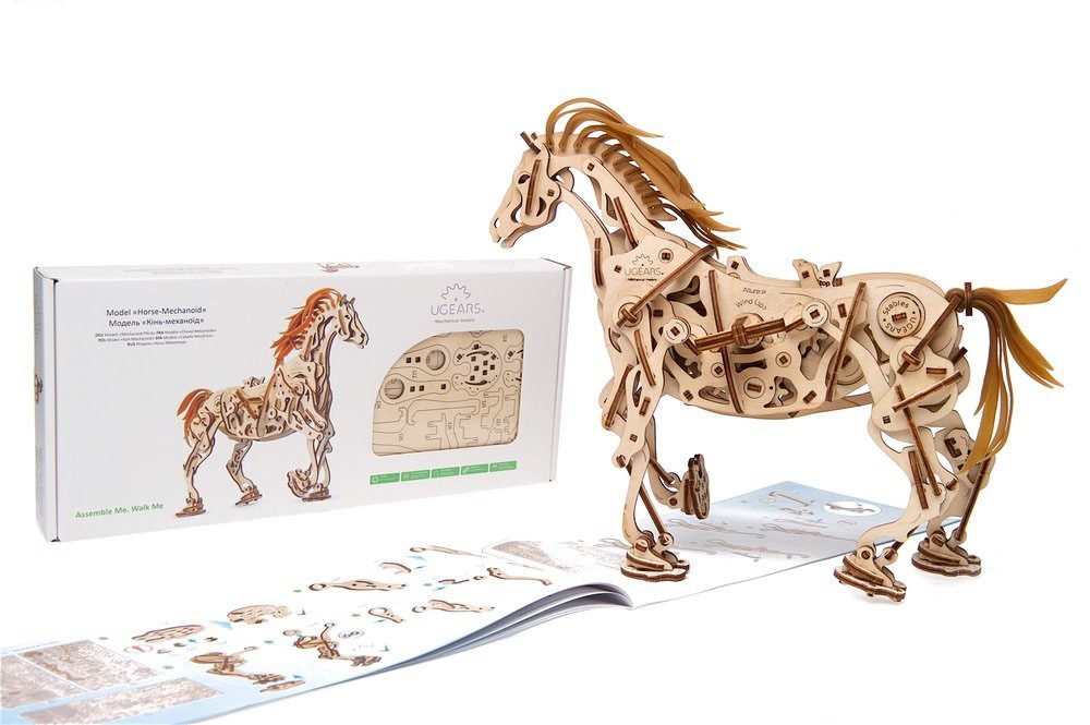 

Механические 3D пазлы UGEARS - «Конь-Механоид»: