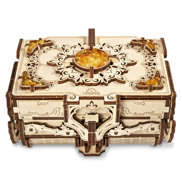 

Механические 3D пазлы UGEARS - «Янтарная шкатулка»: