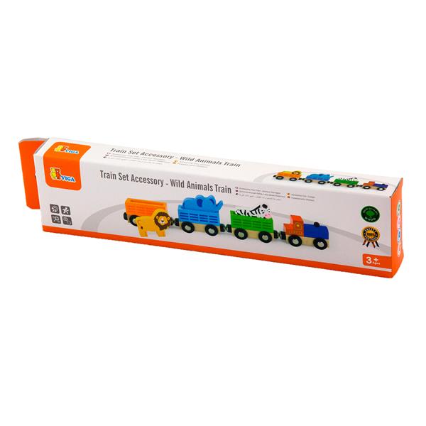 

Набір для залізниці Viga Toys Поїзд-зоопарк (50822)
