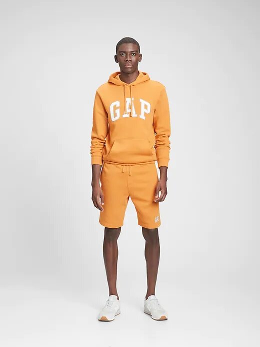 

Флисовые мужские шорты GAP 1159758667 (Оранжевый, XL)