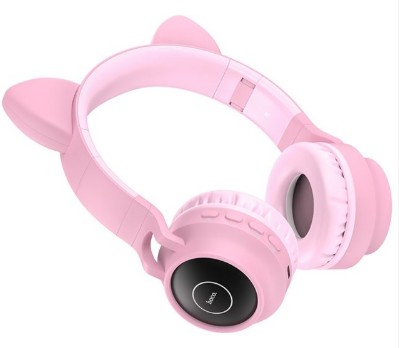 

Наушники беспроводные Hoco W27 Cat ear pink