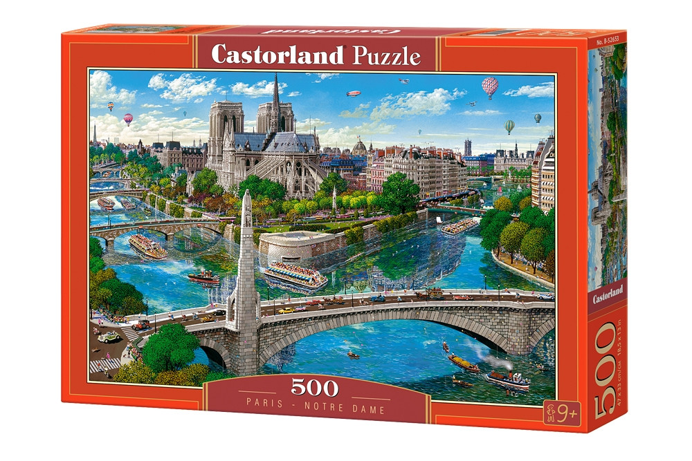 

Пазлы Нотр-Дам, Париж 500 элементов Castorland
