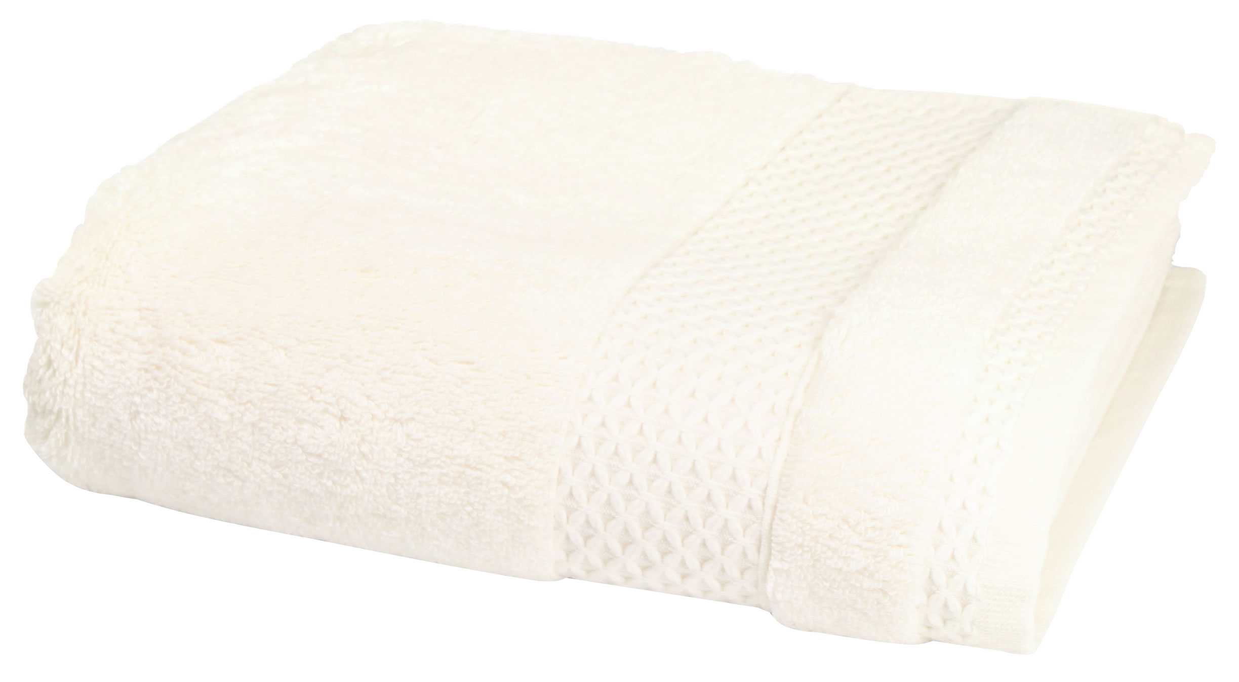 

Махровое полотенце Luxury Linens Alligator 650 GR 50х100 Ivory