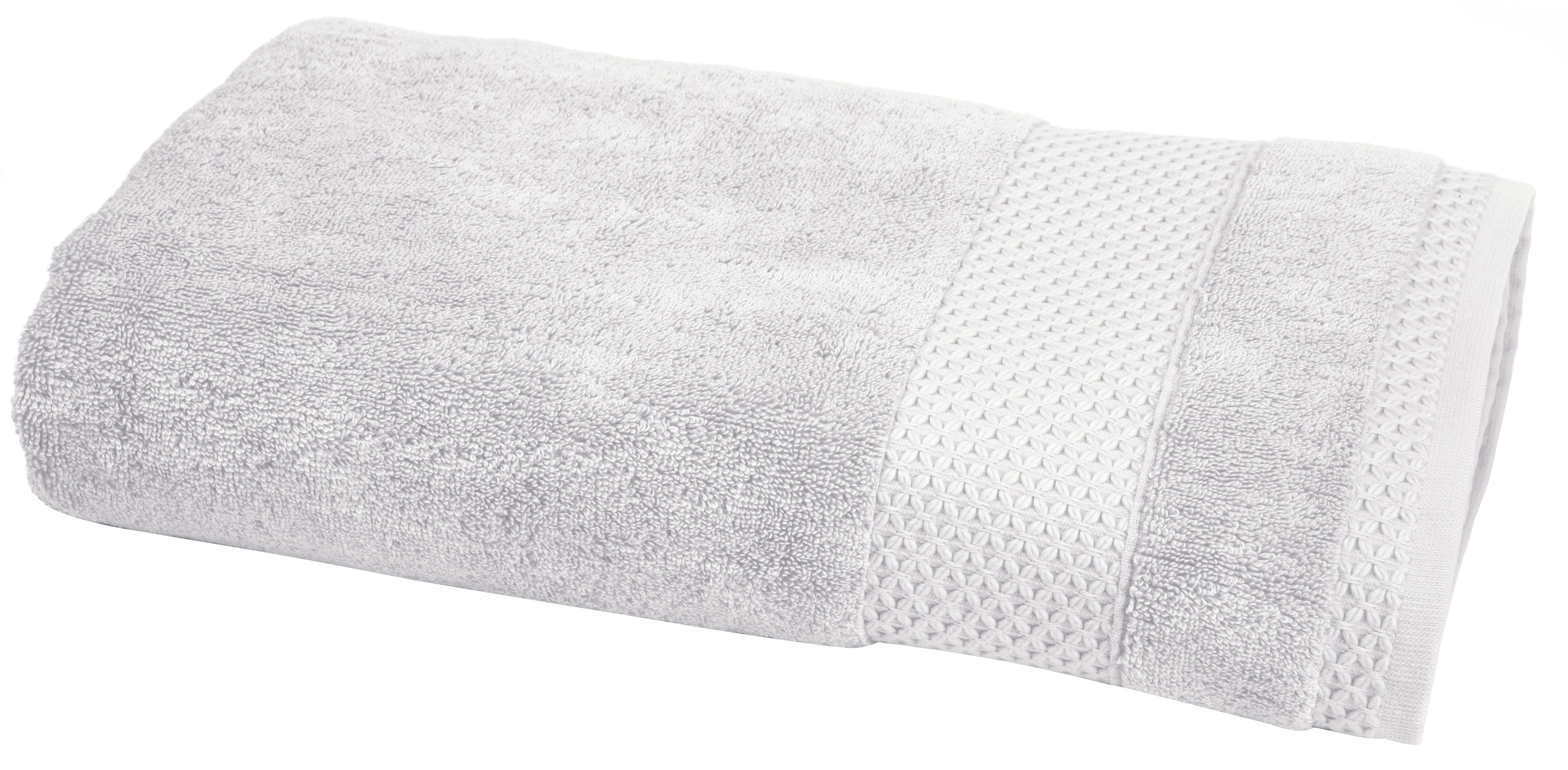 

Махровое полотенце Luxury Linens Alligator 650 GR 100х150 Silver