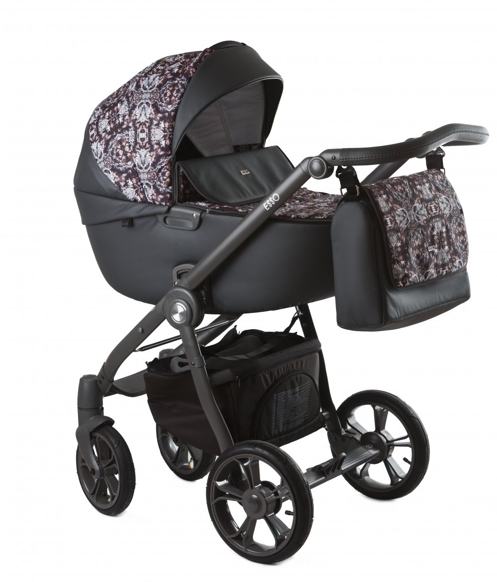 

Универсальная коляска 2в1 Roan Esso Brown Sequins