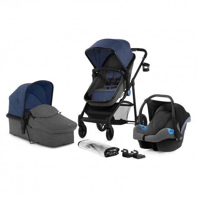 

Универсальная коляска 3в1 Kinderkraft Juli Denim