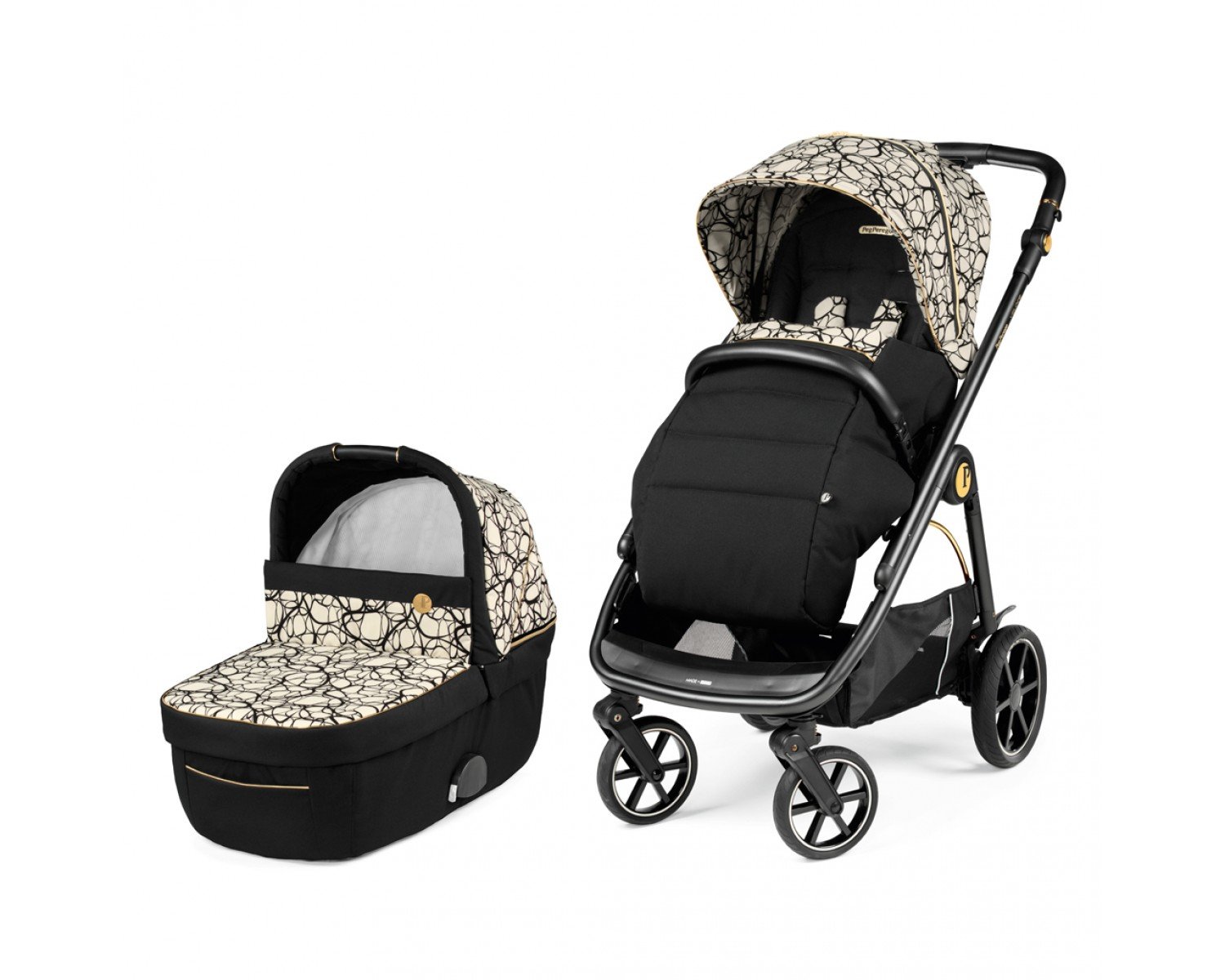 

Универсальная коляска 2в1 Peg-Perego Veloce Grafic Gold