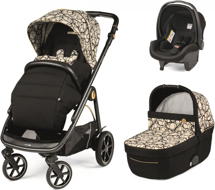 

Универсальная коляска 3в1 Peg-Perego Veloce Grafic Gold SL