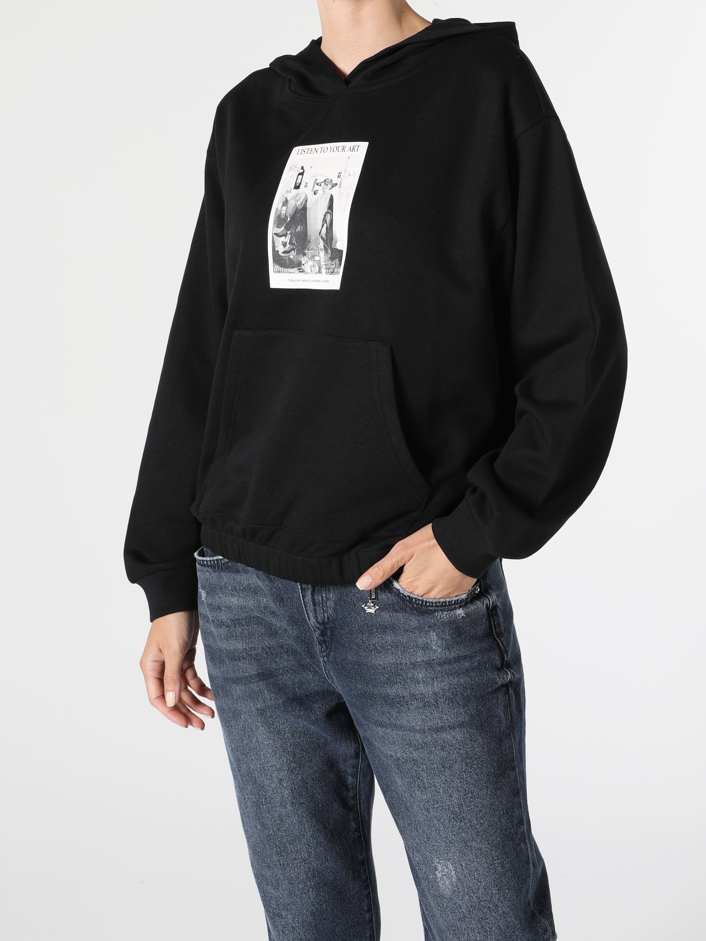 

Худи Colin's CL1055904BLK  Black, Худи Colin's CL1055904BLK M Black