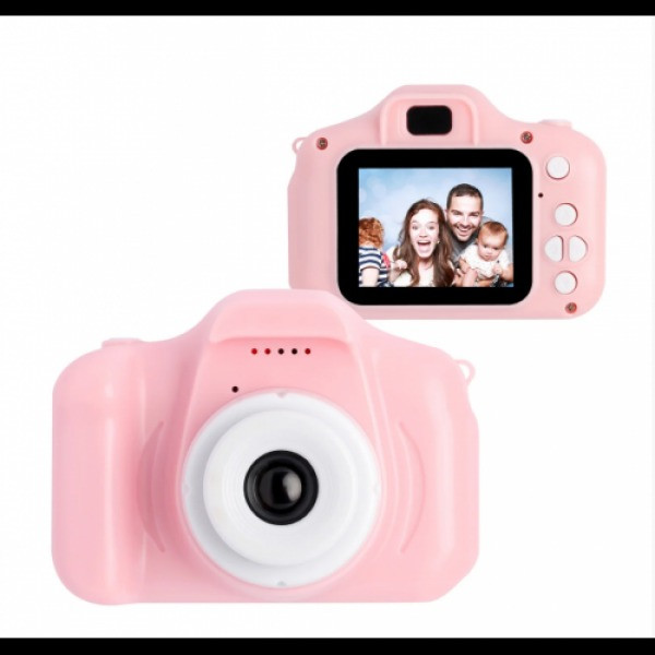 

Детская Фотокамера Kids Camera Фото и видео съемка, аккумулятор Pink