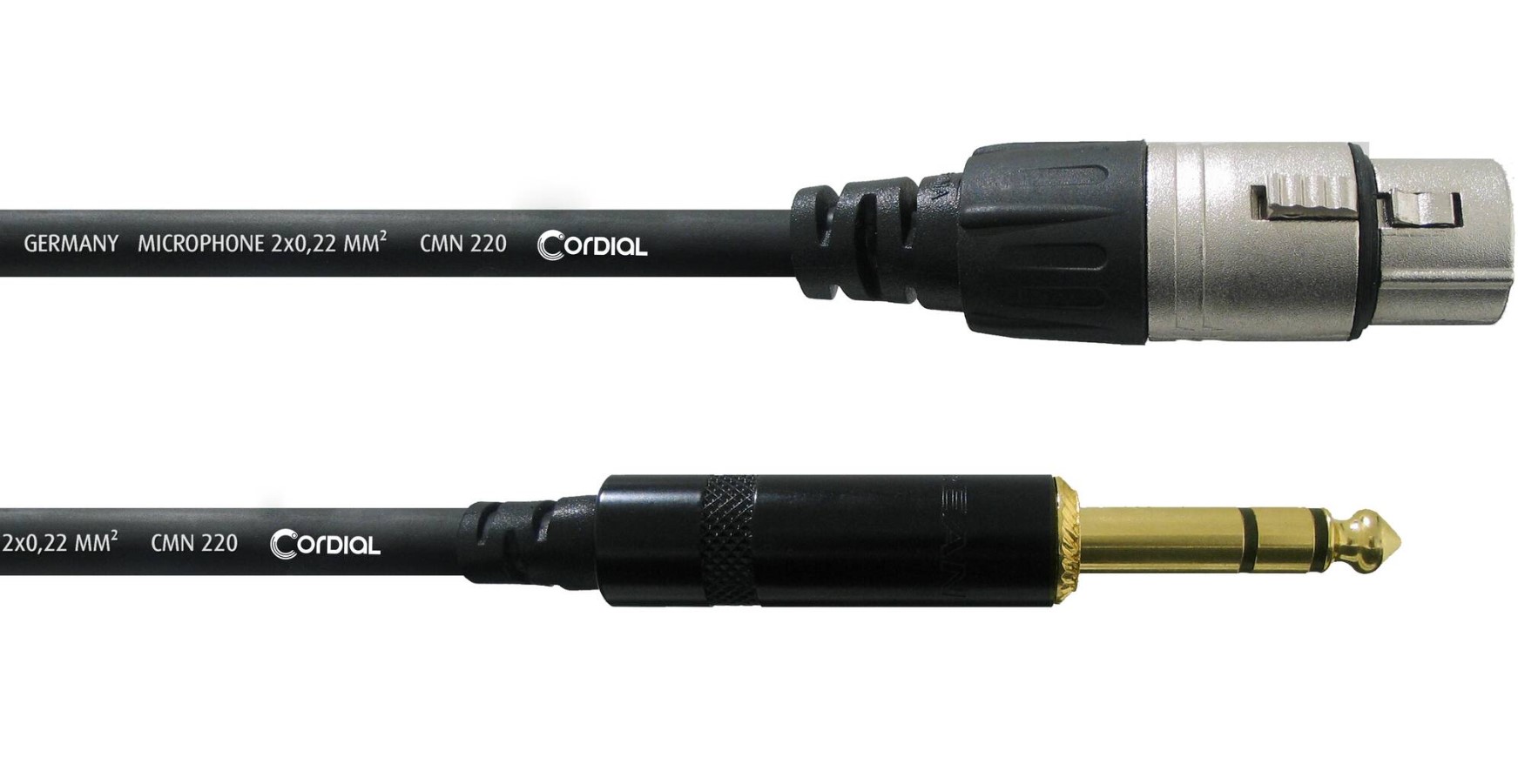 

Балансный аудио кабель Jack 6.3 — XLR 1.5м Cordial CFM 1,5 FV