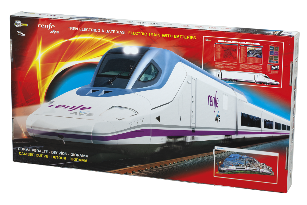

Детский набор Pequetren Дорога Renfe Ave S-102 (710) (8412514007109)