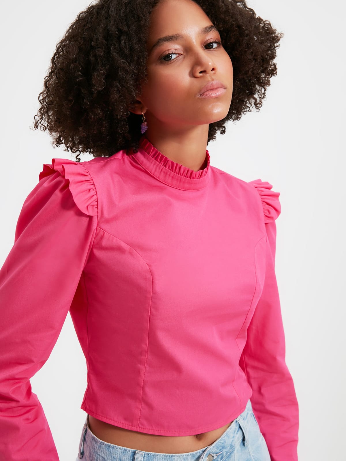 

Блузка Trendyol TWOAW22BZ0185  Fuchsia, Блузка Trendyol TWOAW22BZ0185 34 Fuchsia