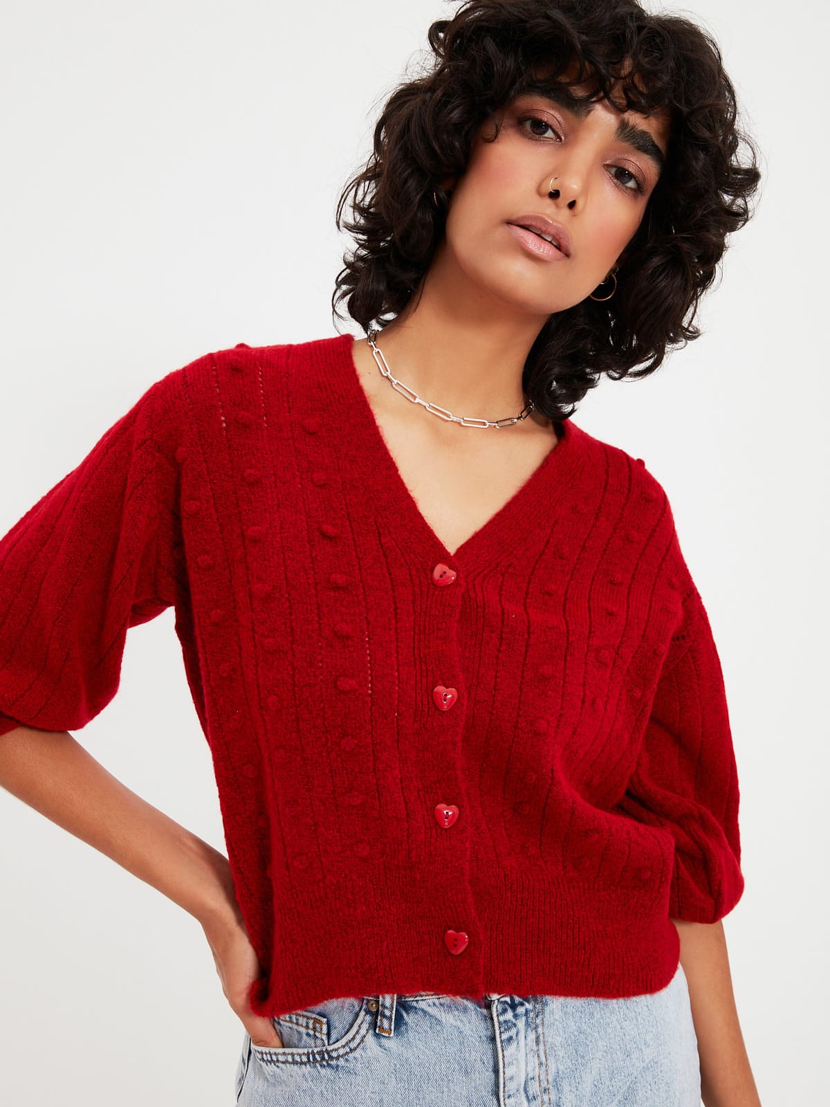 

Кардиган Trendyol TWOAW22HI0115  Red, Кардиган Trendyol TWOAW22HI0115 L Red