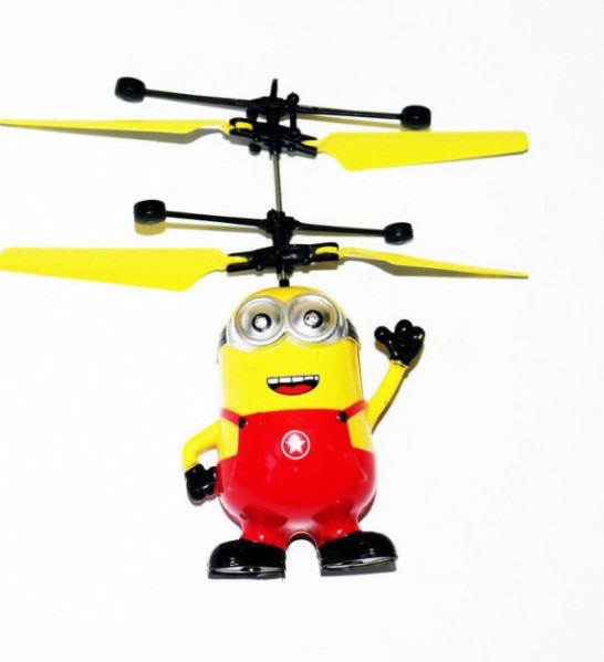 

Интерактивная игрушка летающий Миньон вертолет RIAS HJ-388