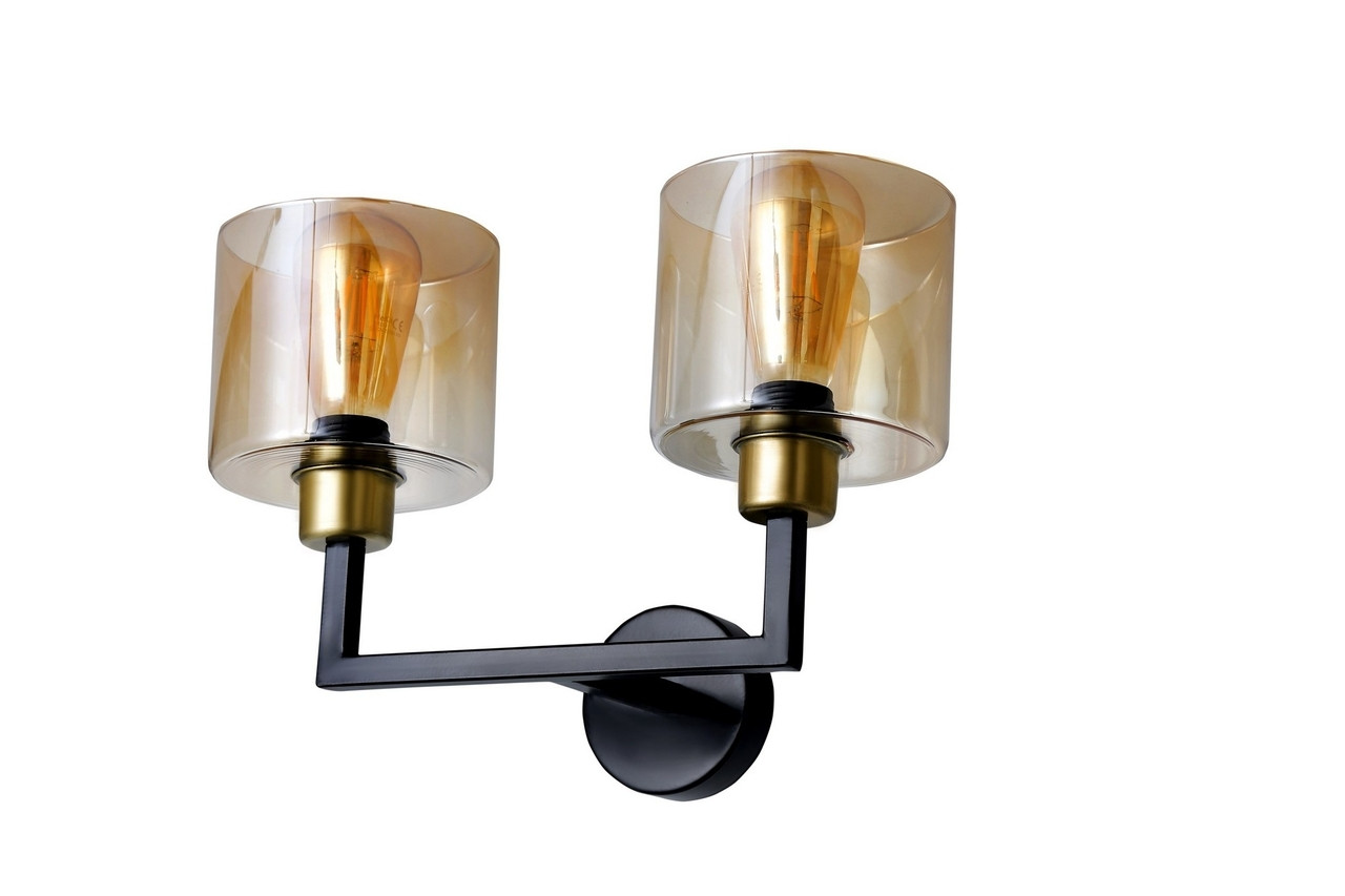 

Настенный светильник 8317-2A Lumexx Lightning Luin Vintage, E27, 60Вт, 30x20x26 см черный, коричневый