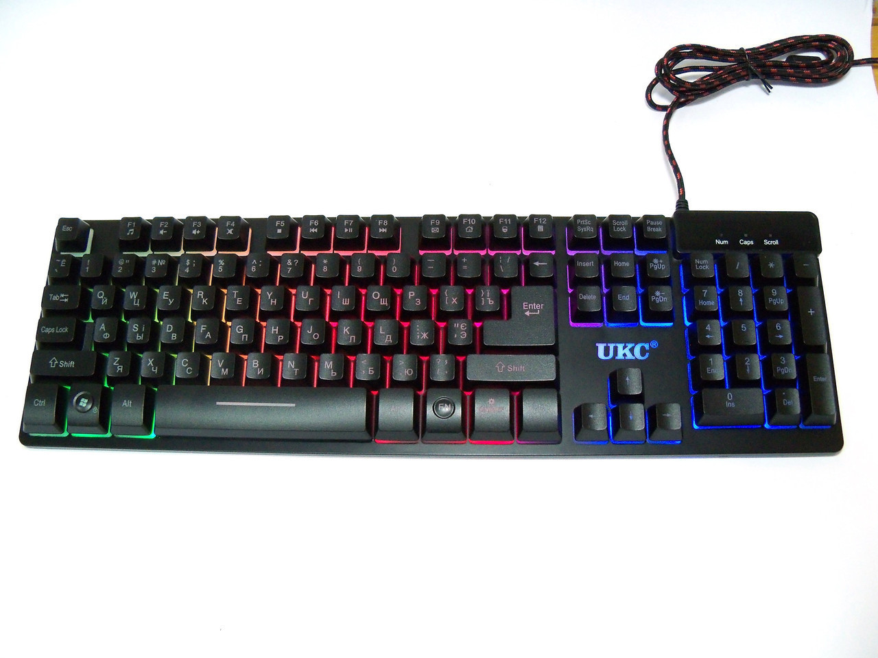 

Клавиатура USB KEYBOARD ZYG 800 с подсветкой