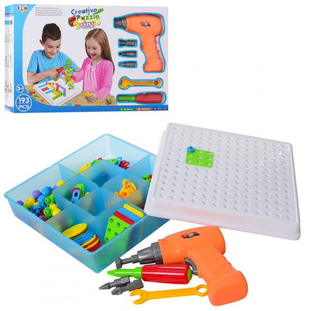 

Мозаика конструктор с шуруповертом Creative Puzzle