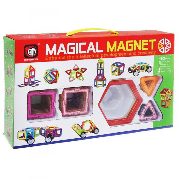 

Магнитный конструктор Magical Magnet 40 деталей