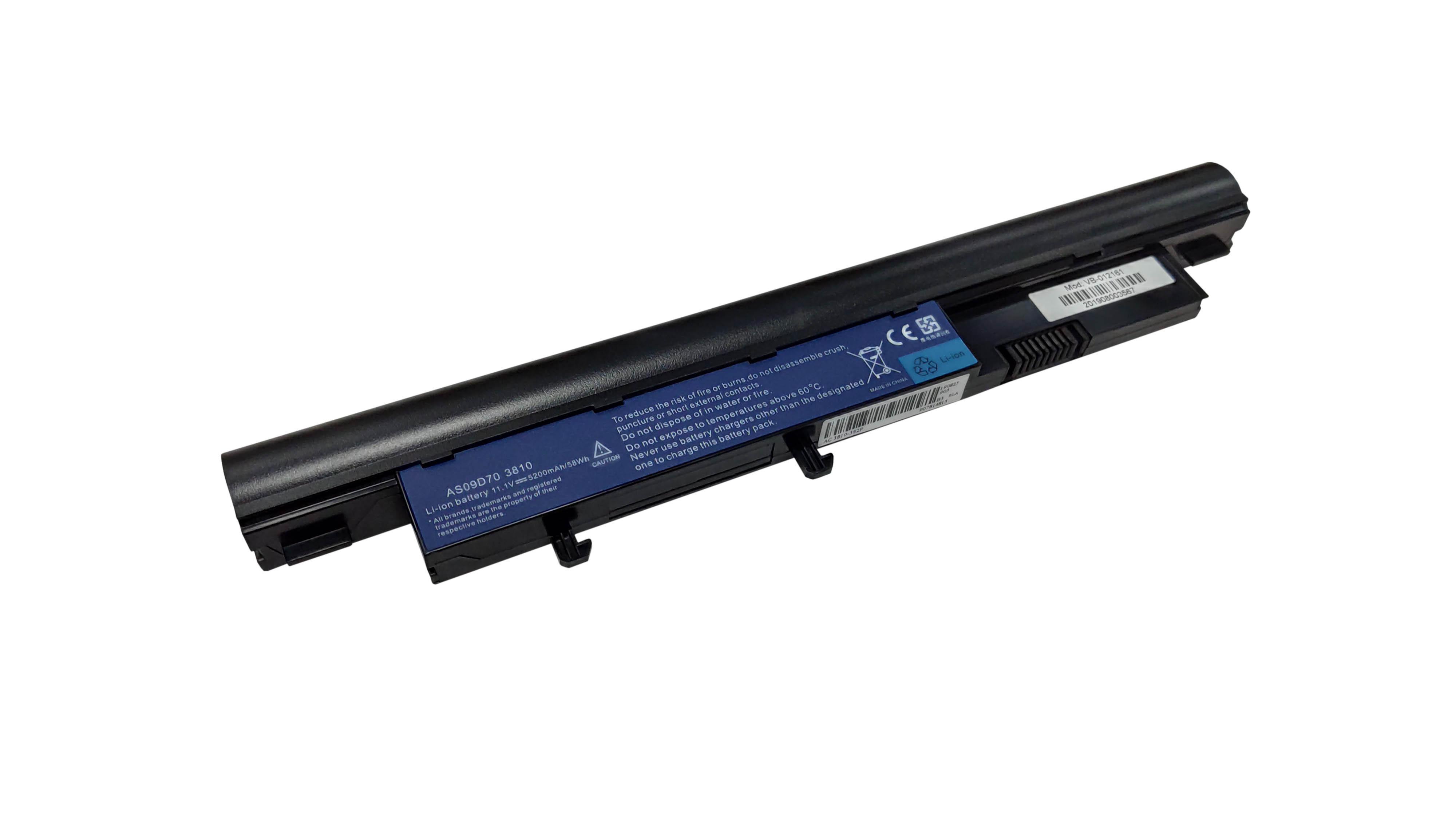 Аккумулятор для ноутбука Acer AS09D70 Aspire 5810T 11.1V Black 5200mAh ...