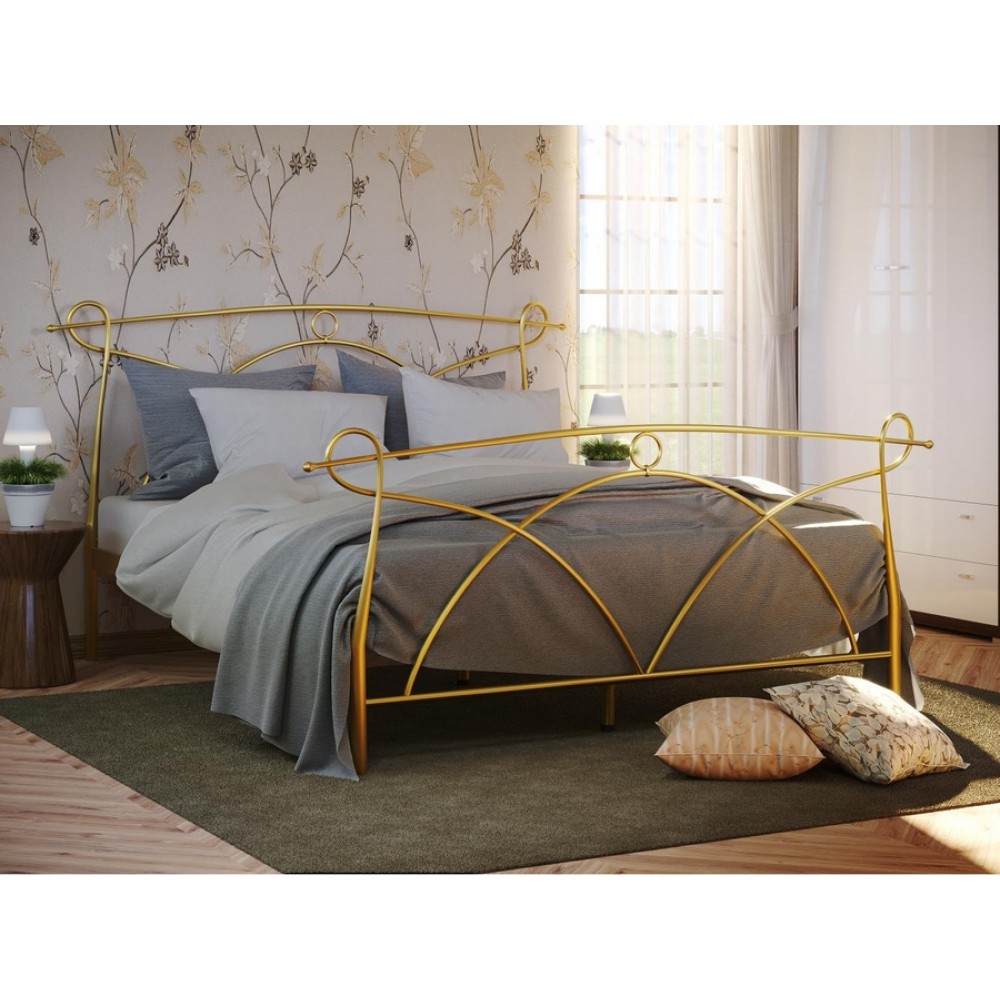 

Кровать Florence-2 Prestige Метакам Золото 160х200