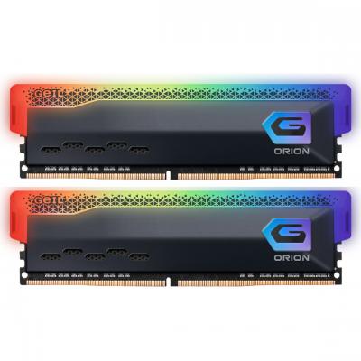 

Модуль памяти для компьютера DDR4 32GB (2x16GB) 3200 MHz Orion RGB Titanium Gray GEIL (GOSG432GB3200C16BDC)