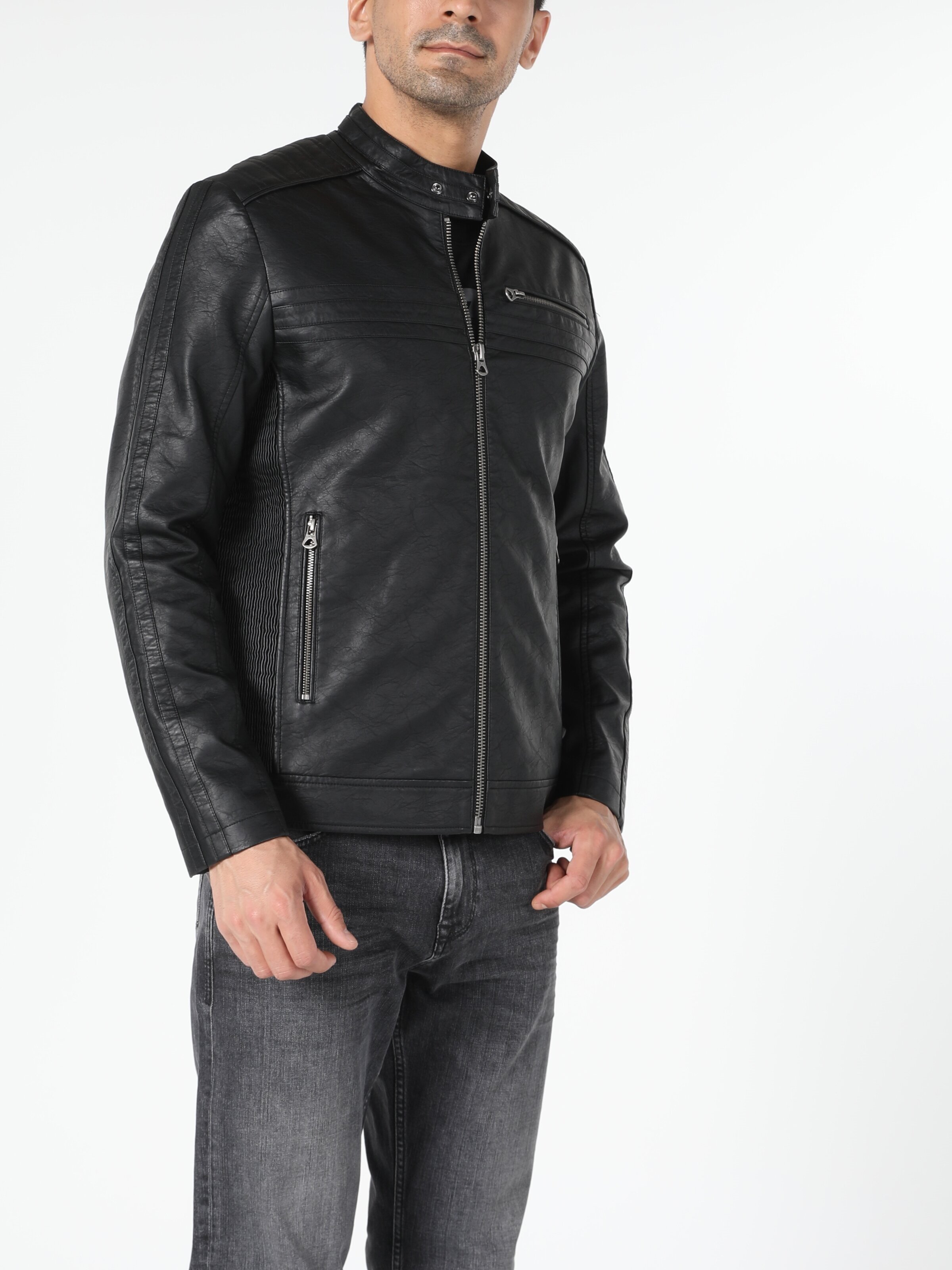 

Куртка из искусственной кожи Colin's CL1052389BLK  Black, Куртка из искусственной кожи Colin's CL1052389BLK M Black