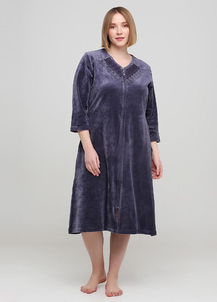 

Халат женский Romeo Life  графит (3533-47, Халат женский Romeo Life XL графит (3533-47)