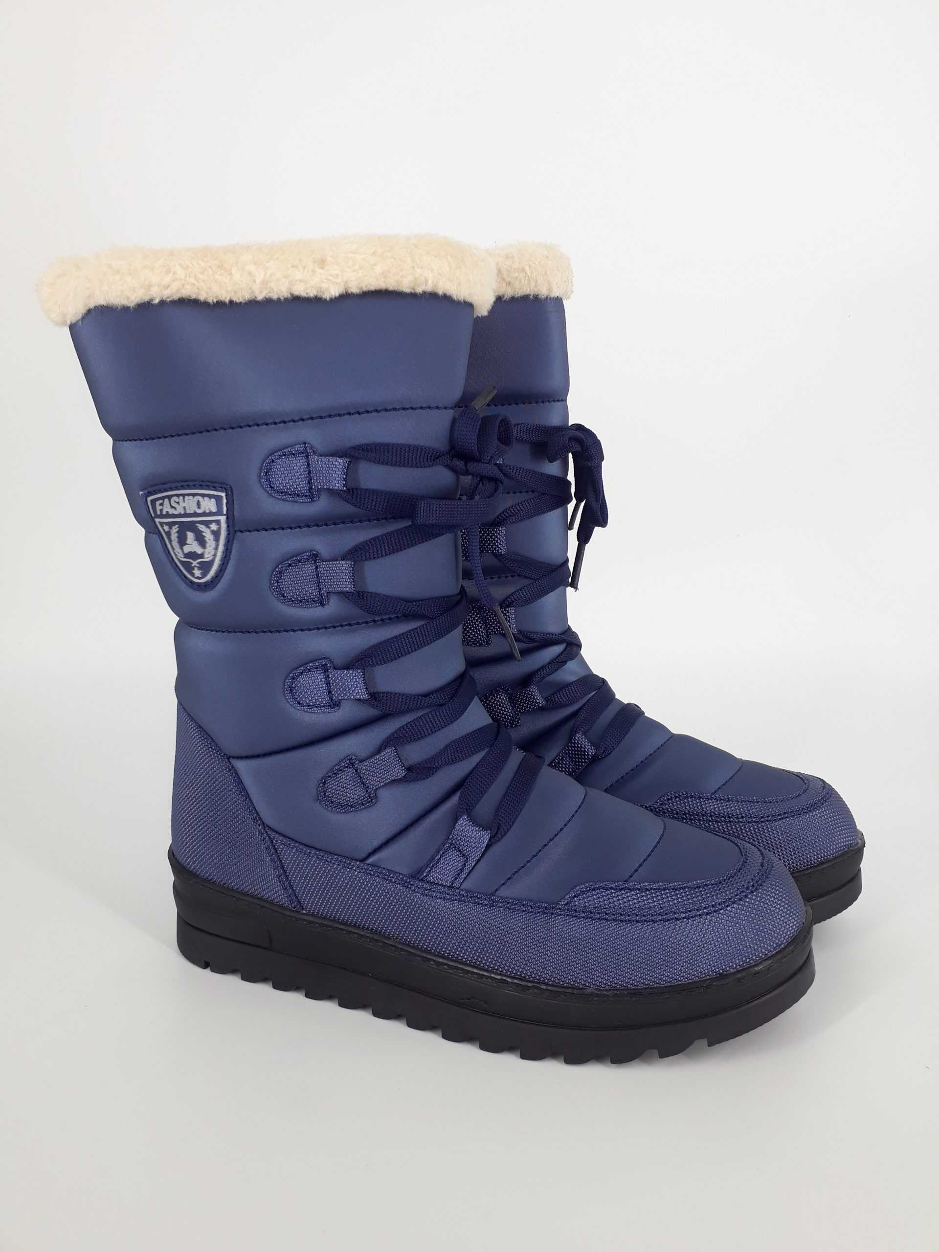 

Дутики підліткові Engin shoes 38 синій (ESh16)