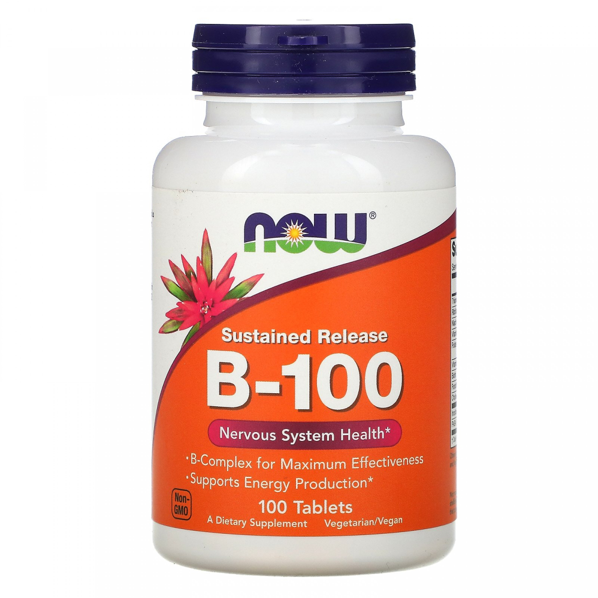 

Витамин B-100 Now Foods (Vitamin B-100) 100 таблеток