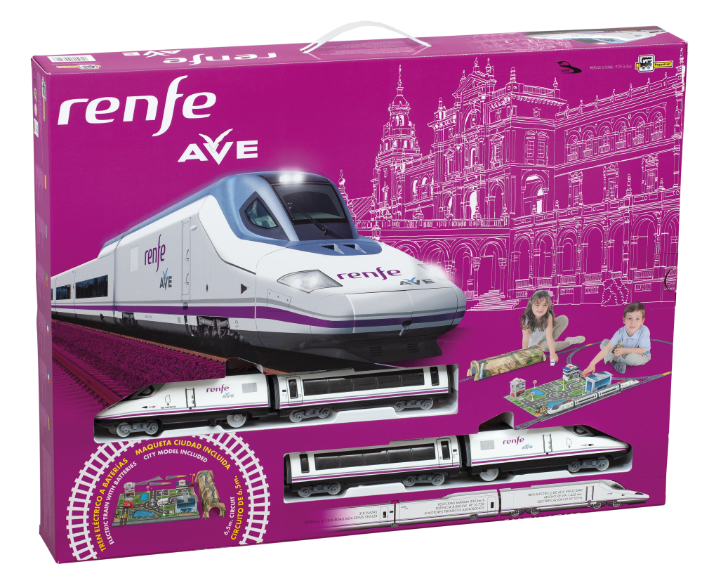 

Детский набор Pequetren Дорога Renfe Ave (720) (8412514007208)