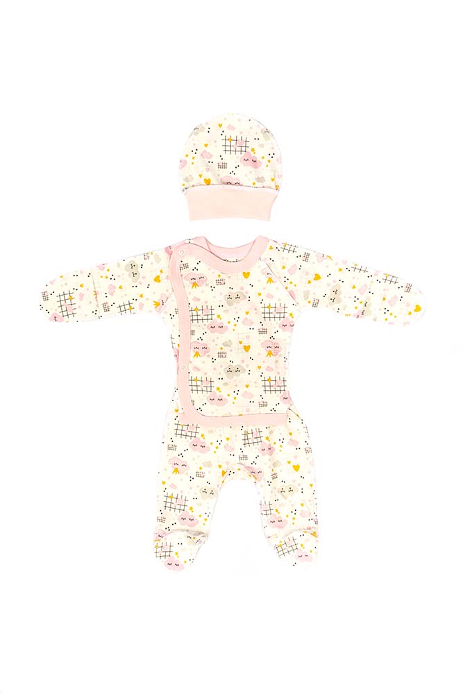 

Костюм яслі на дівчинку "Хмаринки" TiMi 50 рожевий (SKT000553091)