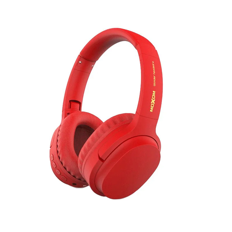 

Навушники Bluetooth Moxom MX-WL06 накладні red