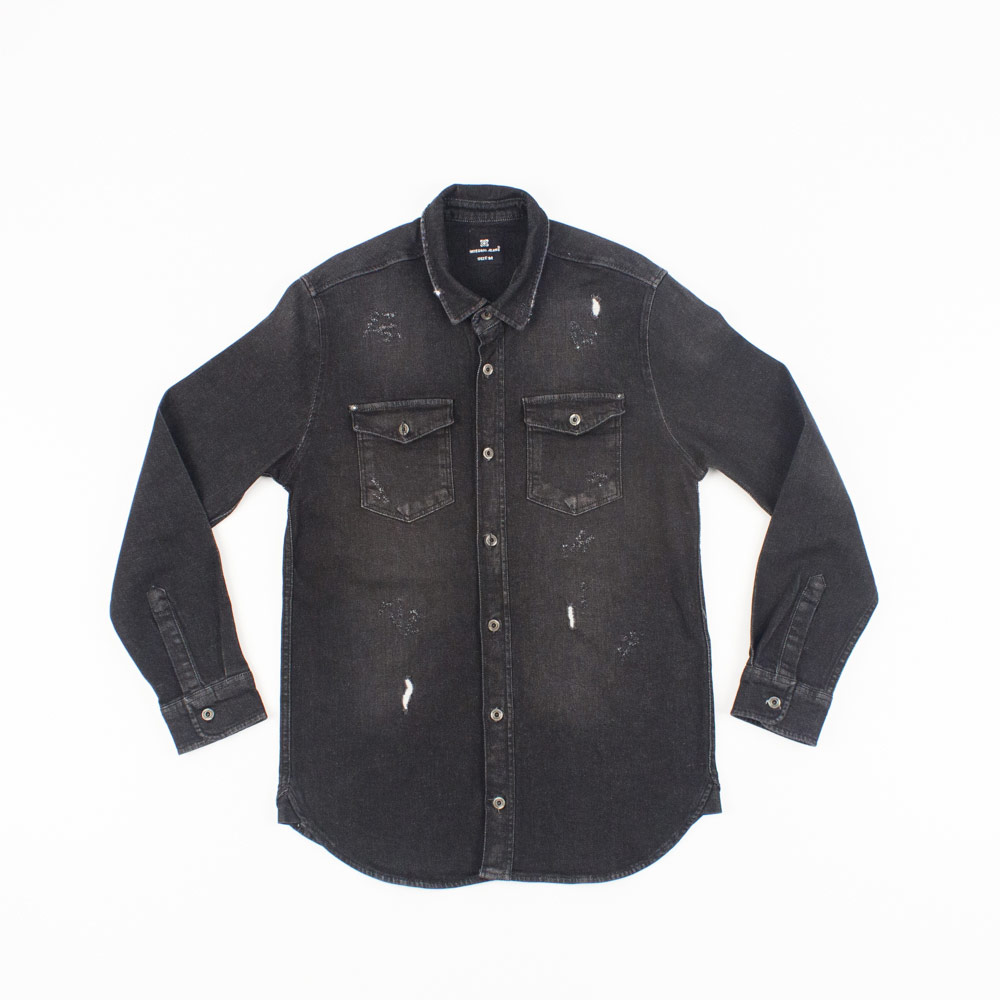 

Сорочка джинсова чоловіча Integral Jeans M чорний (6812)