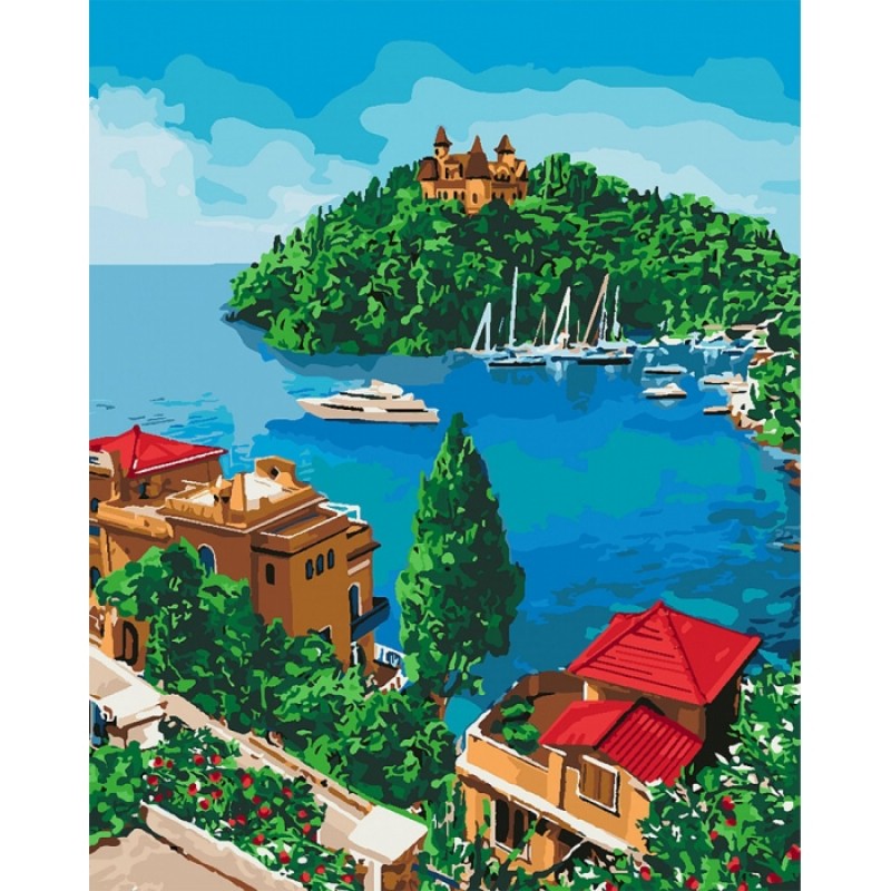 

Картина по номерам "Остров надииi" 40 * 50см