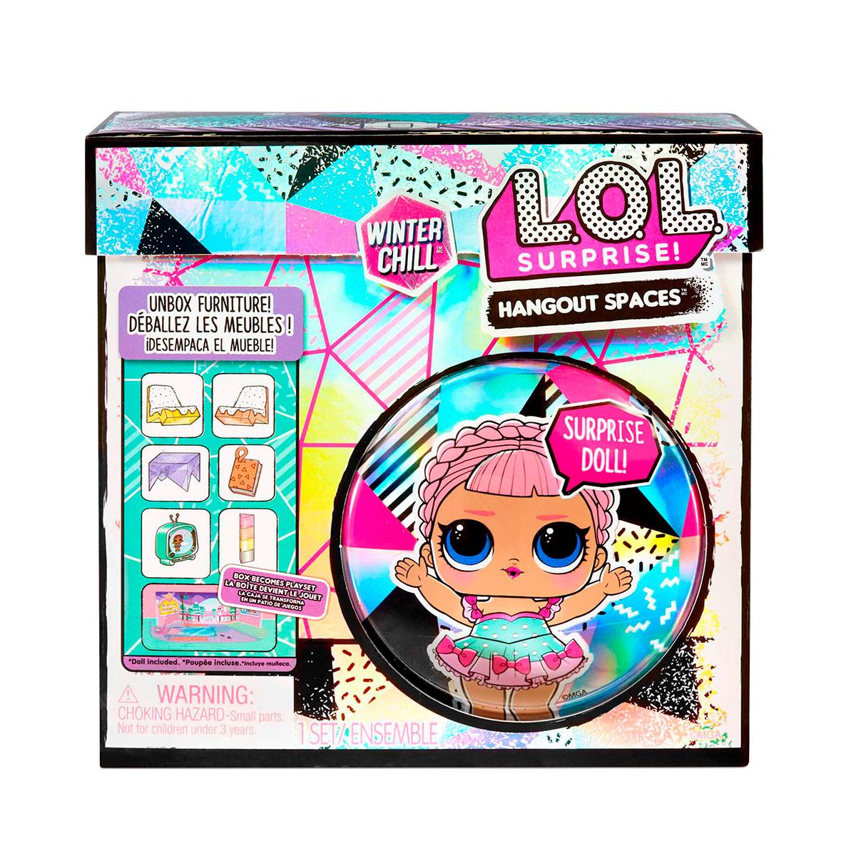 

Игровой набор с куклой L.O.L. SURPRISE! Маленькие комнатки - Ледяной уголочек Фигуристки (576648)