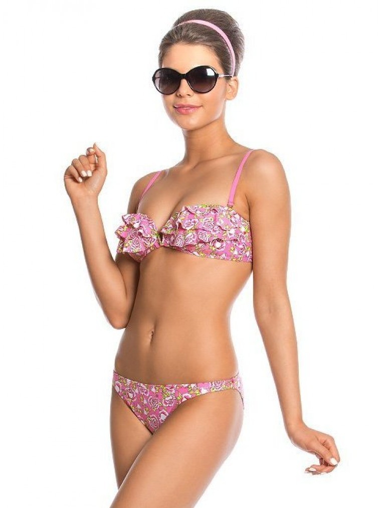 

Купальник раздельный бандо Charmante 171701 М Розовый