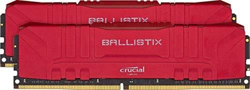 

Модуль памяти CRUCIAL Ballistix Red DDR4 3600MHz 16GB Kit 2x8GB (BL2K8G36C16U4R)