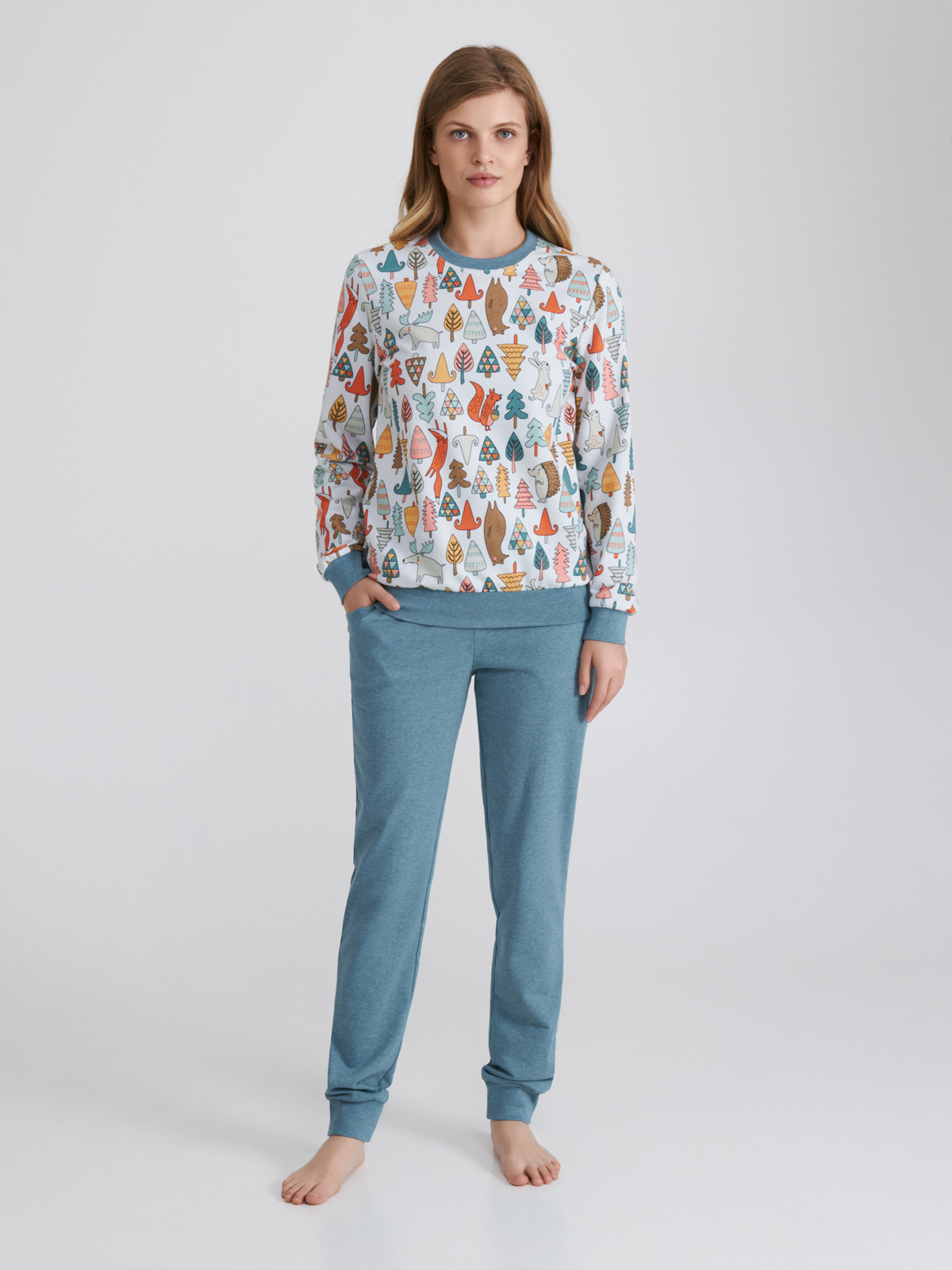 

Жіноча піжама Ellen Group з двунитки  LPD 0582/01/01, Жіноча піжама Ellen Group з двунитки XS LPD 0582/01/01