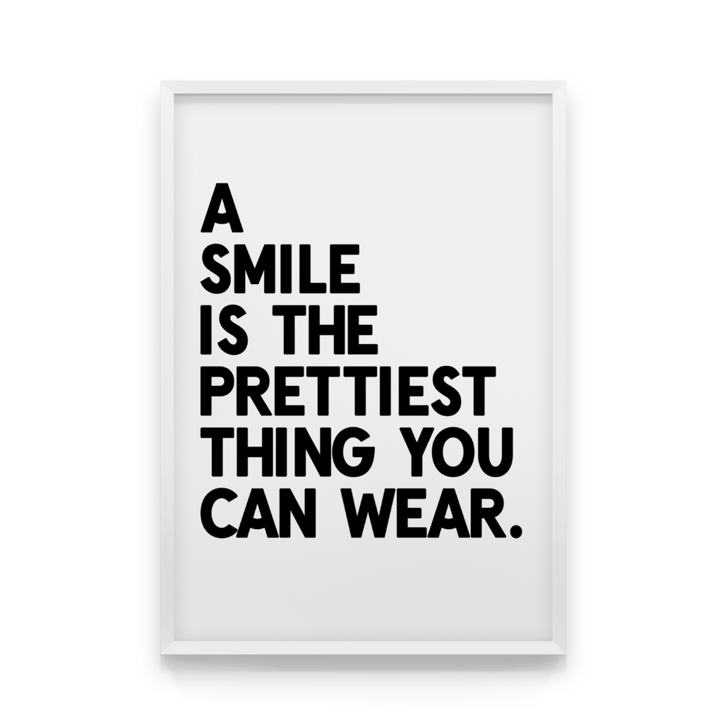 

Постер в рамке SMILE 40x50 см