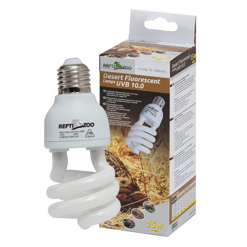 

Люминесцентная лампа Repti-Zoo Desert Lamp 10.0 UVB 15W для террариума