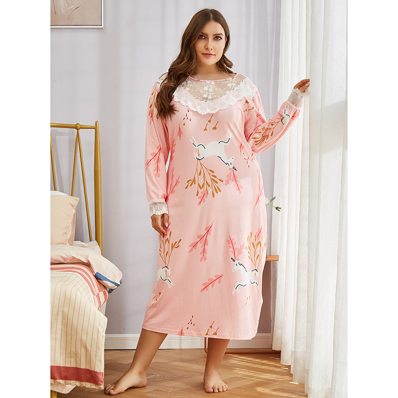 

Рубашка ночная женская Unicorn Berni Fashion PLUS (XL) Розовый