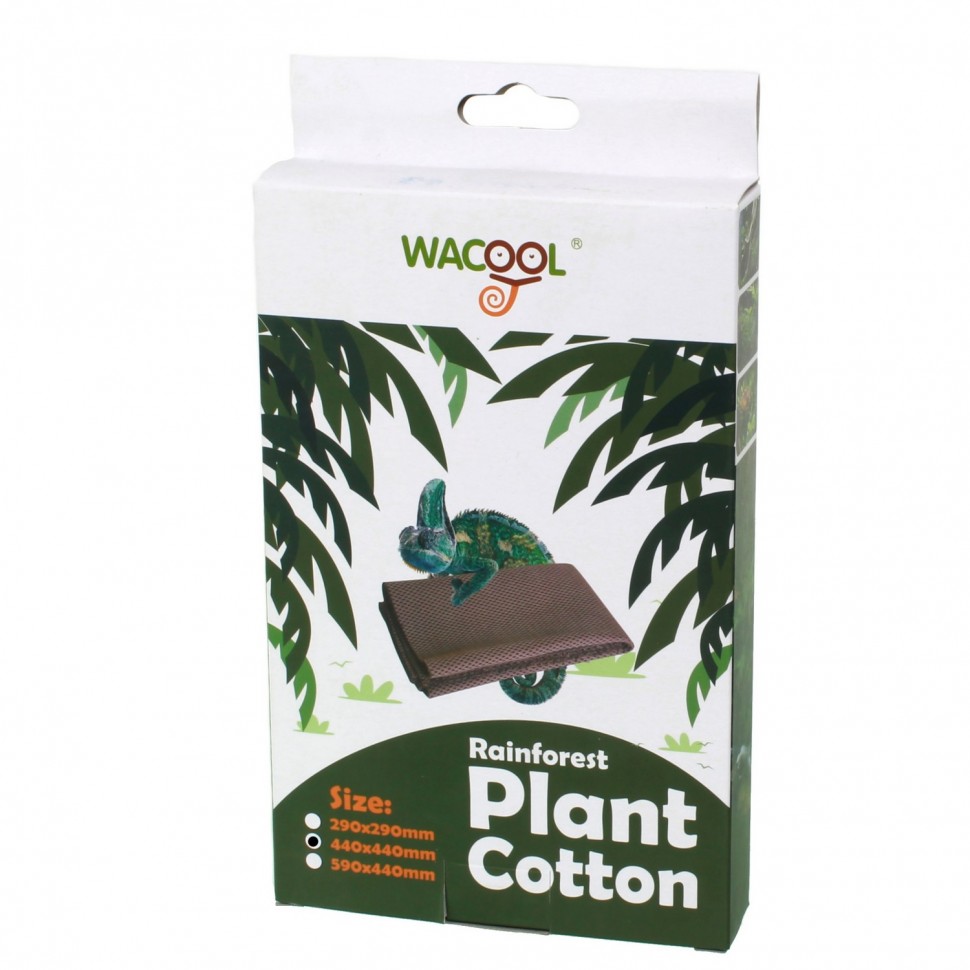 

Подложка Wacool Rainforest Plant Cotton L 44х44 см WC-YZM002 для террариума