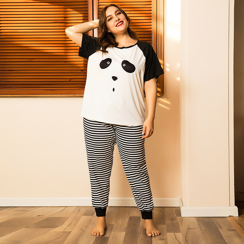 

Пижама женская Panda Berni Fashion PLUS (4XL) Черный