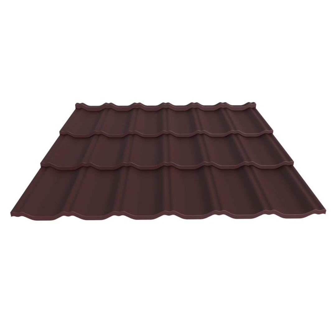 

Металлочерепица ГРАДО Термастил 0,45 мм Украина RAL 3005 Винно-красный Арт.201157-3005