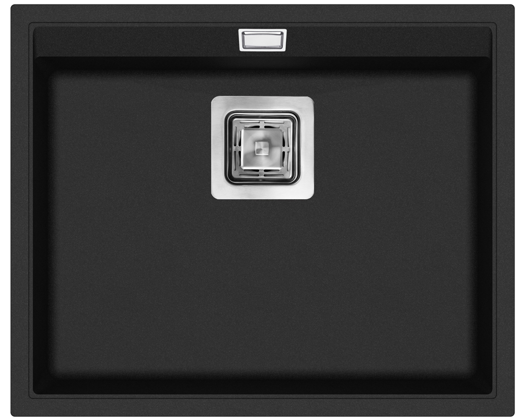 

Кухонная мойка Aquasanita Delicia SQD100W Black Metallic 601 Черный